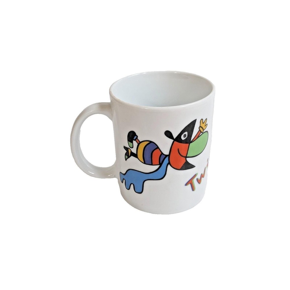 Vintage Twipsy Expo 2000 Hannover Mascot Ceramic Coffee Mug Javier Mariscal READ